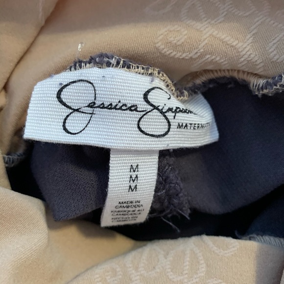 Jessica Simpson Maternity Gray Corduroys Size M - Picture 3 of 4